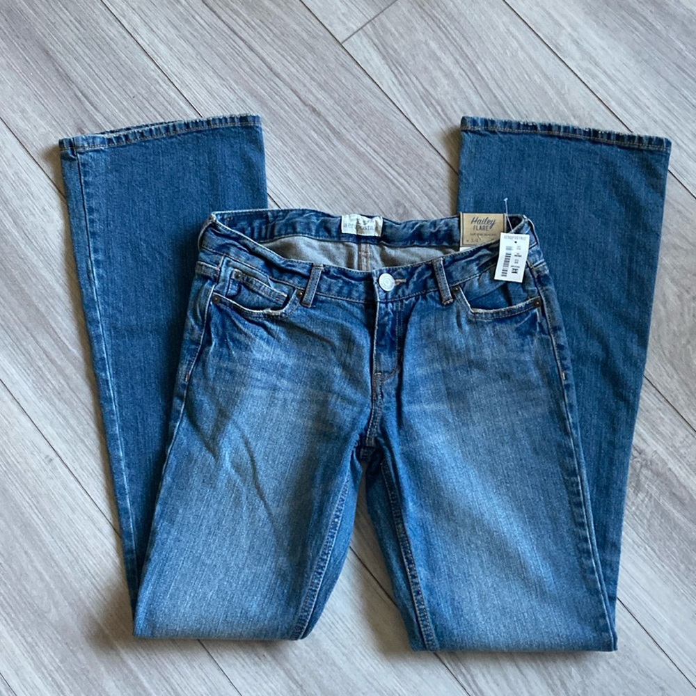 NWT Aeropostale Hailey Flare Curvy Fit Jeans Size 3/4 R